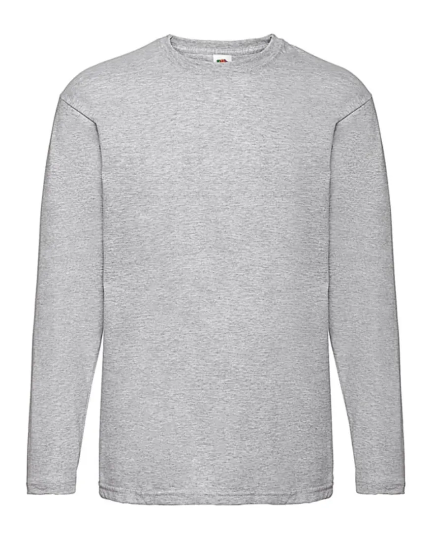5er Pack Longsleeve FRUIT OF THE LOOM langarm Valueweight LS T 61-038-0 NEU
