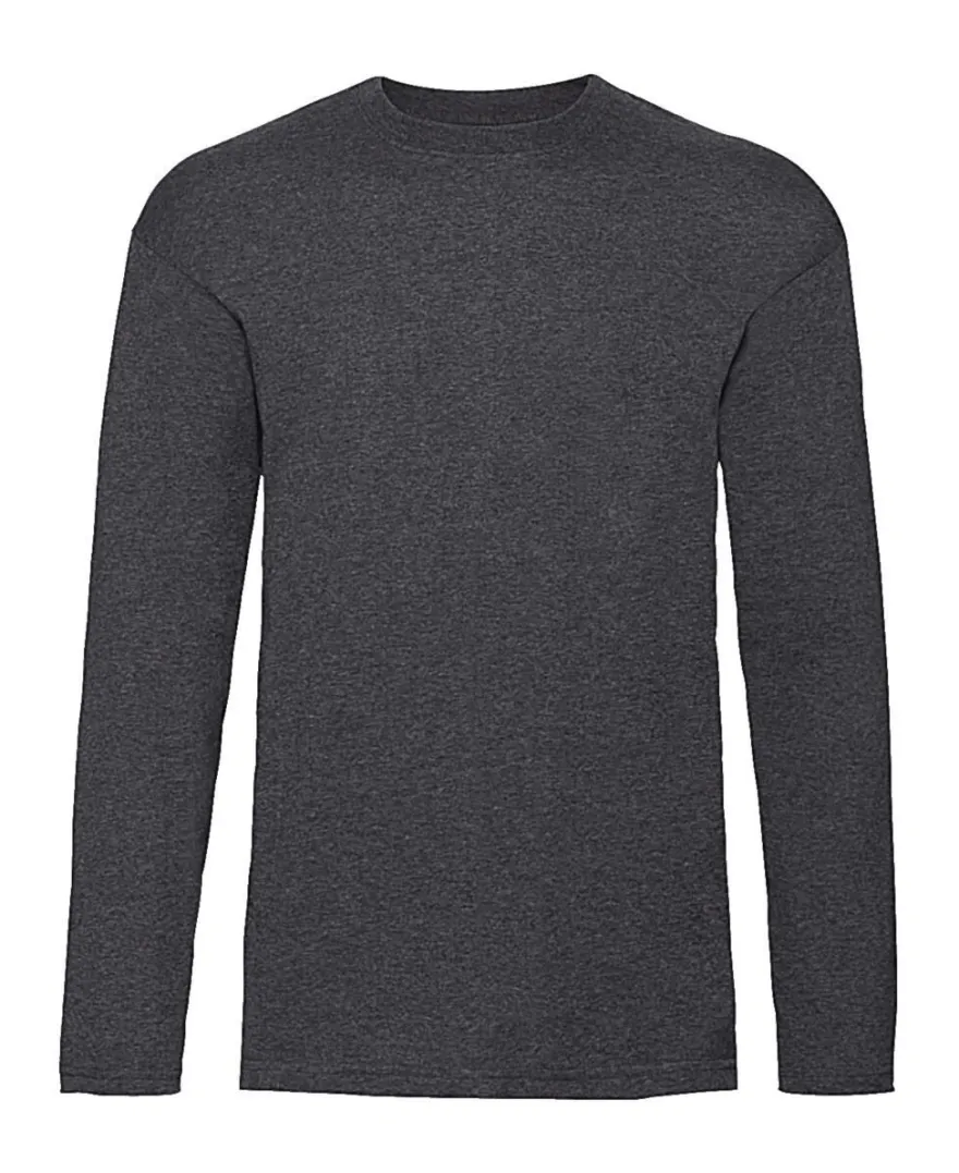 5er Pack Longsleeve FRUIT OF THE LOOM langarm Valueweight LS T 61-038-0 NEU