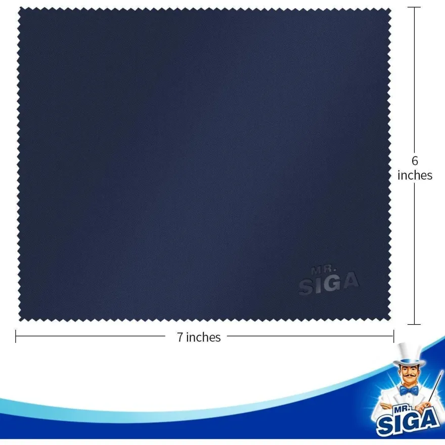 6er Pack MR. SIGA Mikrofaser Reinigungstücher Brillenputztuch 6x7 Zoll