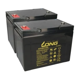 Ersatzakku für Invacare Storm 3 2x Kung Long Bleiakku KPH80-12N M6 12V 80Ah Longlife