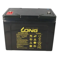 Ersatzakku für Invacare Storm 3 2x Kung Long Bleiakku KPH80-12N M6 12V 80Ah Longlife