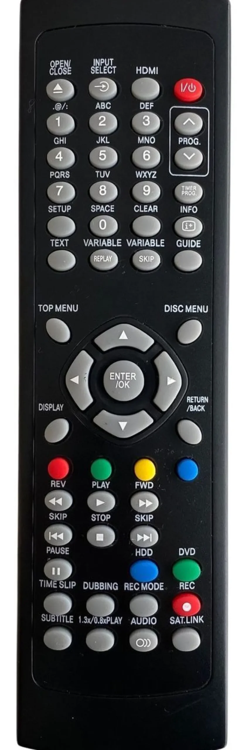 Ersatz Fernbedienung f?r Funai Videorecorder TD6D-M101 | WL6D-M102