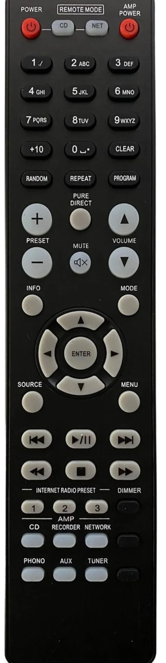 Ersatz Fernbedienung passend f?r Denon RC-1173