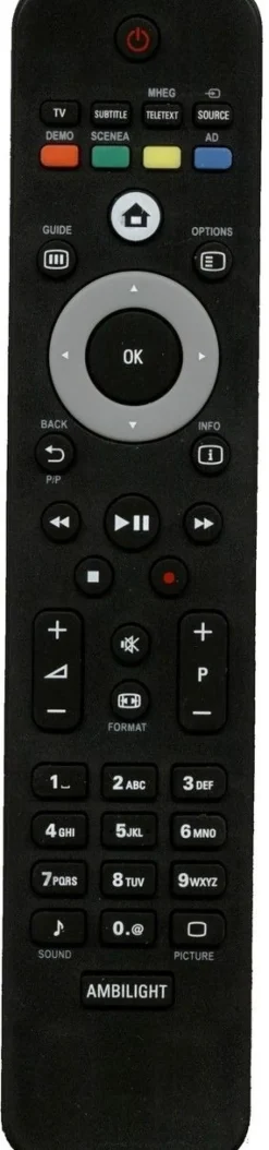 Ersatz Fernbedienung Philips TV Fernseher 40PFL9704H/12 | 40PFL9904H | 40PFL9904H - A