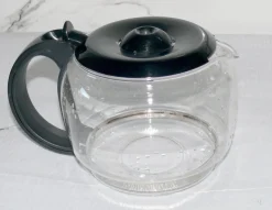 Ersatz Glas Kanne Serviert Kanne Kaffee CAFE Tee Wasser 1,5L Deckel CMB201 Black