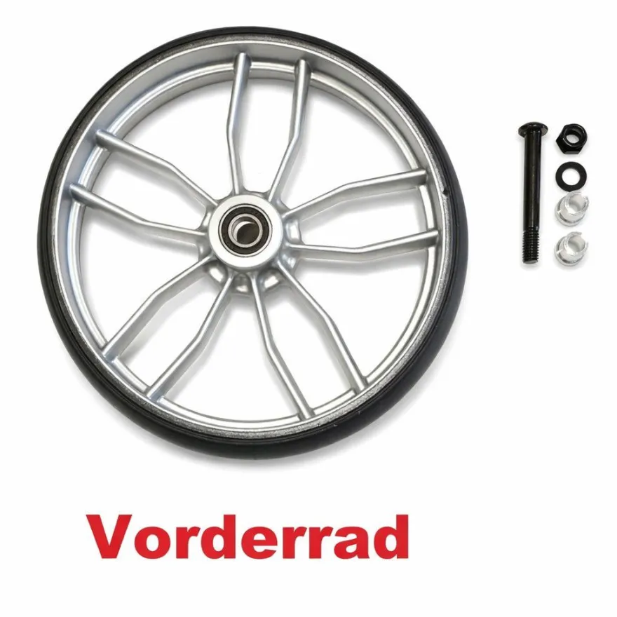 Ersatzrad für Rollator Russka elan classic Vorderrad Hinterrad mit Lager Schrauben