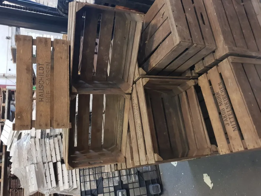 8er set alte Obstkisten