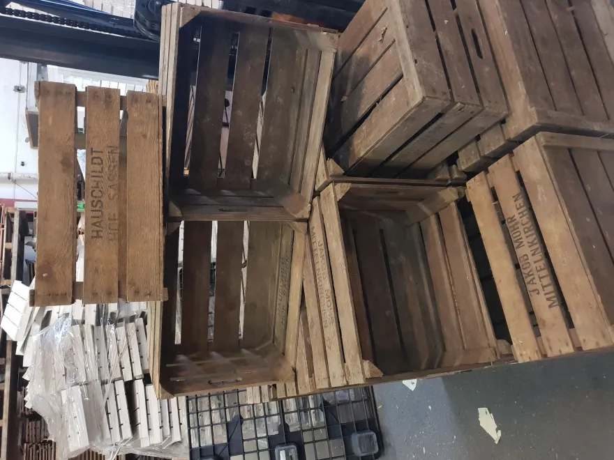 8er set alte Obstkisten