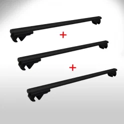 3er Set Dachträger passend für Opel Vivaro ab Bj. 2001 Aluminium 150cm