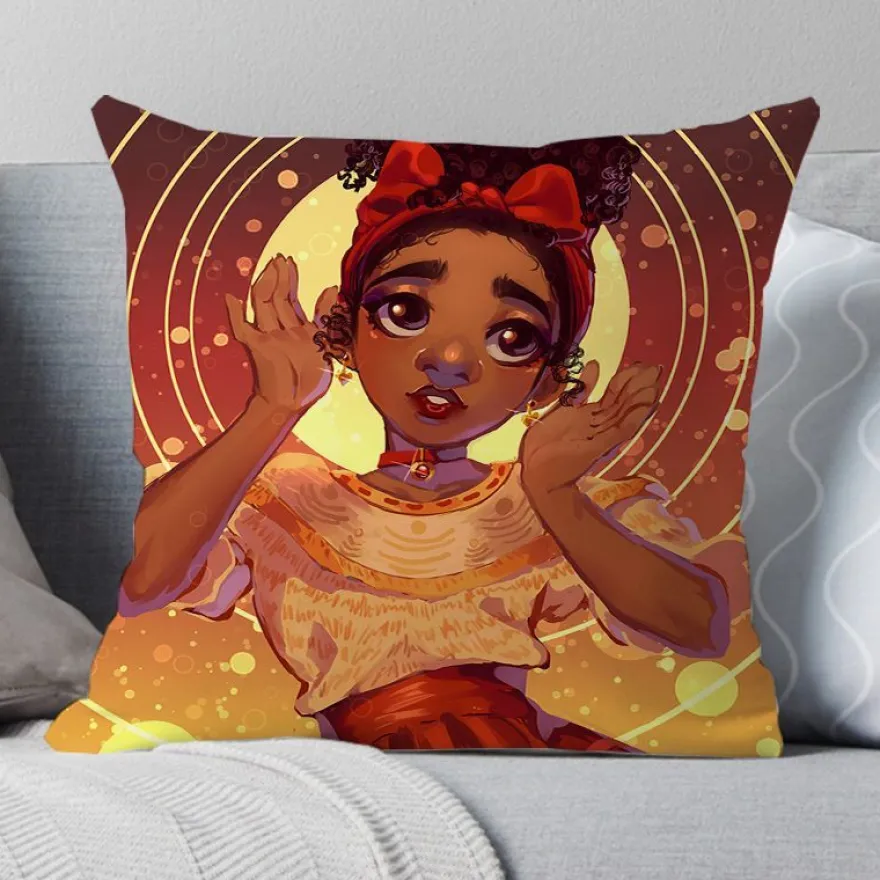 2er Set Encanto Kissenbezüge Mirabel Dekokissen Kissenhülle für Couch Sofa Home Deko