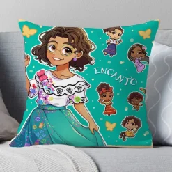 2er Set Encanto Kissenbezüge Mirabel Dekokissen Kissenhülle für Couch Sofa Home Deko