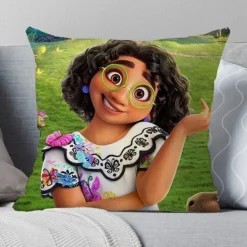 2er Set Encanto Kissenbezüge Mirabel Dekokissen Kissenhülle für Couch Sofa Home Deko