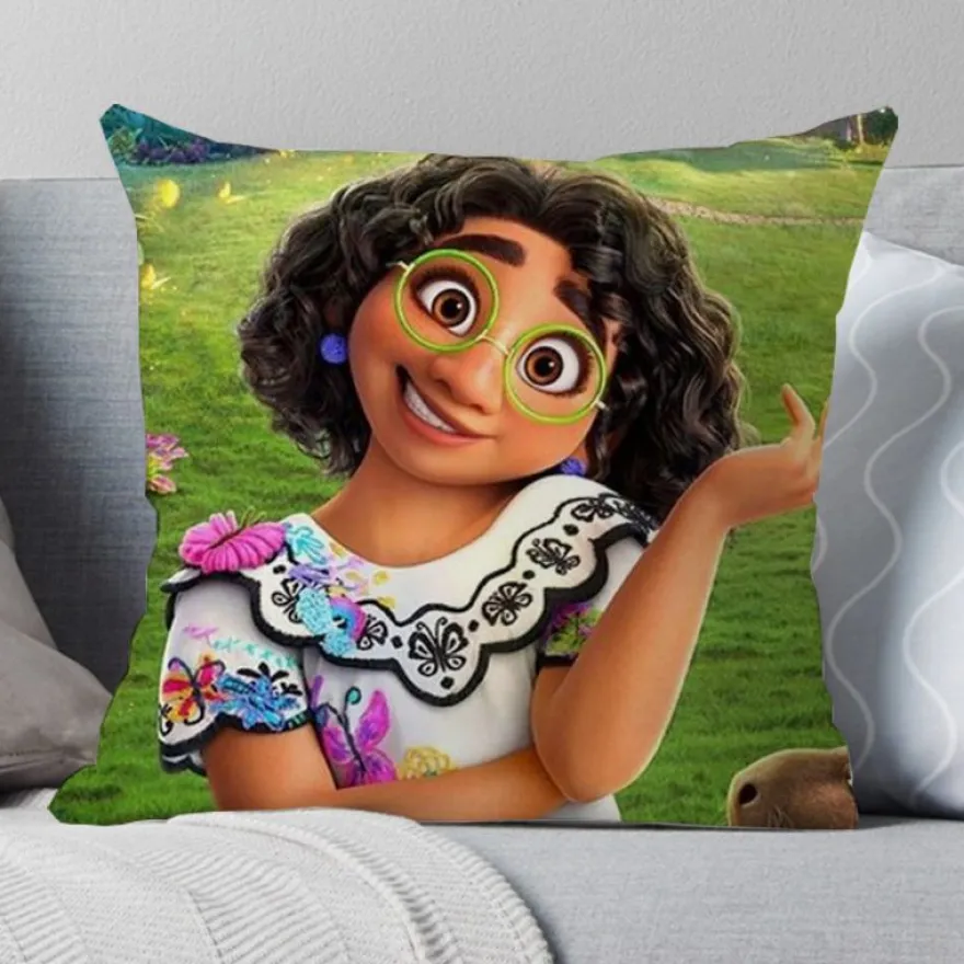 2er Set Encanto Kissenbezüge Mirabel Dekokissen Kissenhülle für Couch Sofa Home Deko
