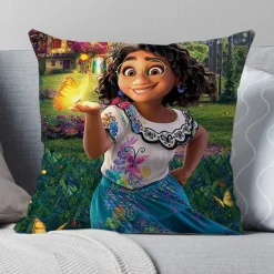 2er Set Encanto Kissenbezüge Mirabel Dekokissen Kissenhülle für Couch Sofa Home Deko