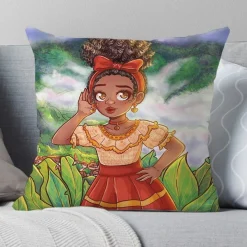 2er Set Encanto Kissenbezüge Mirabel Dekokissen Kissenhülle für Couch Sofa Home Deko