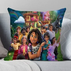 2er Set Encanto Kissenbezüge Mirabel Dekokissen Kissenhülle für Couch Sofa Home Deko