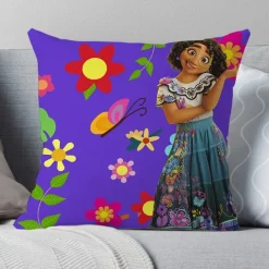 2er Set Encanto Kissenbezüge Mirabel Dekokissen Kissenhülle für Couch Sofa Home Deko