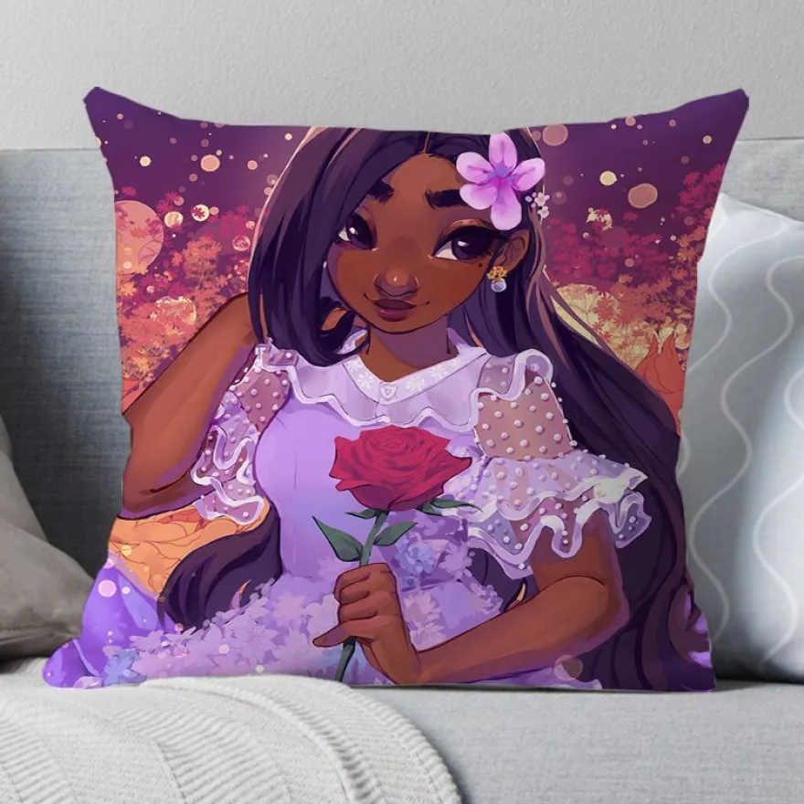 2er Set Encanto Kissenbezüge Mirabel Dekokissen Kissenhülle für Couch Sofa Home Deko