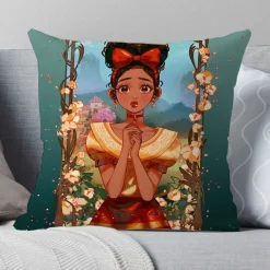 2er Set Encanto Kissenbezüge Mirabel Dekokissen Kissenhülle für Couch Sofa Home Deko