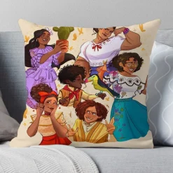 2er Set Encanto Kissenbezüge Mirabel Dekokissen Kissenhülle für Couch Sofa Home Deko