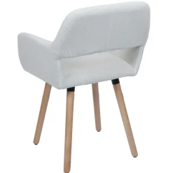 6er-Set Esszimmerstuhl HWC-A50 II, Stuhl Polsterstuhl, Holz Stoff Cord (400g/m²)
