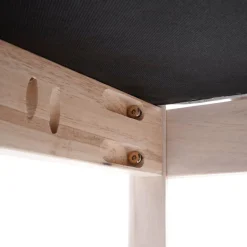2er-Set Esszimmerstuhl HWC-G46, Küchenstuhl Stuhl, Stoff/Textil Massiv-Holz
