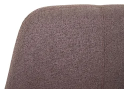 6er-Set Esszimmerstuhl HWC-H71, Küchenstuhl Lehnstuhl Stuhl, Stoff/Textil Stahl