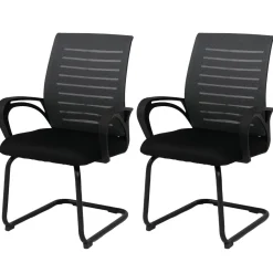 2er-Set Esszimmerstuhl HWC-K51, Stuhl Armlehne, Stoff/Textil (250g/m²)