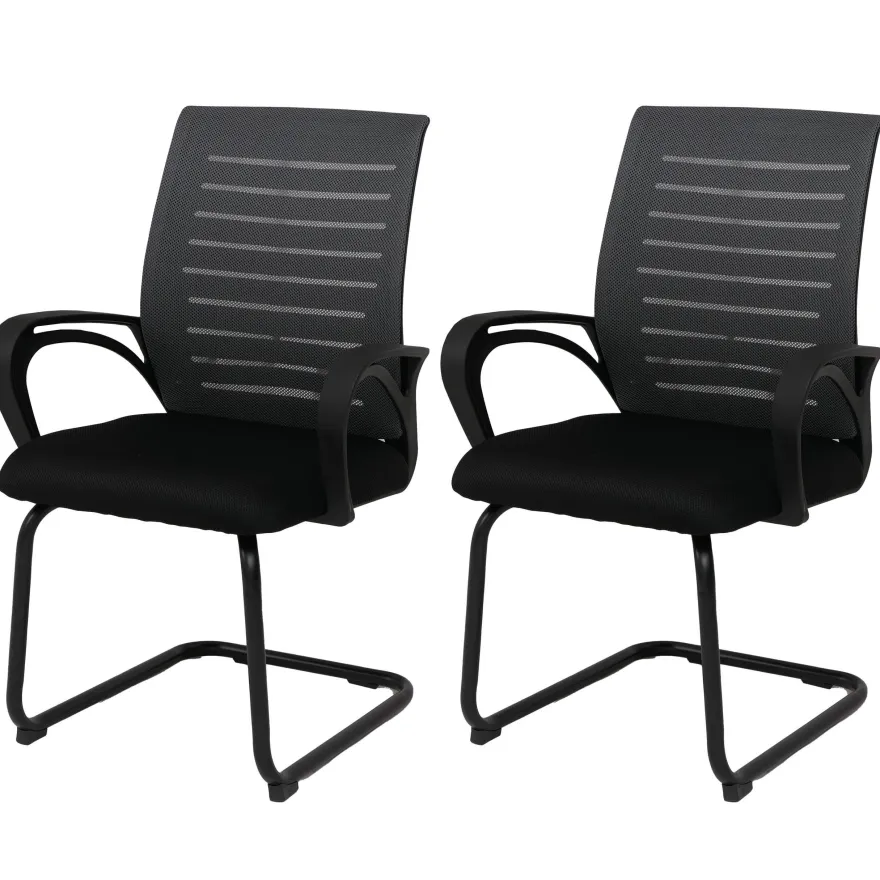 2er-Set Esszimmerstuhl HWC-K51, Stuhl Armlehne, Stoff/Textil (250g/m²)