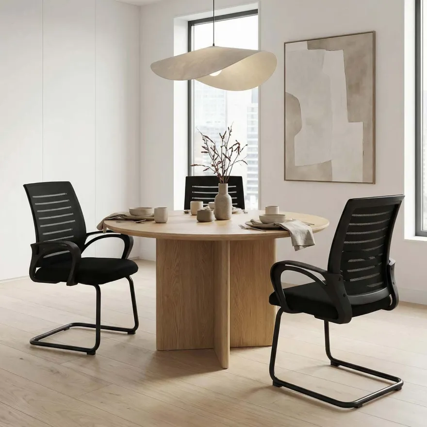 2er-Set Esszimmerstuhl HWC-K51, Stuhl Armlehne, Stoff/Textil (250g/m²)