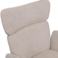 6er-Set Esszimmerstuhl HWC-N11, drehbar Auto-Return Stoff Bouclé 350g/m²