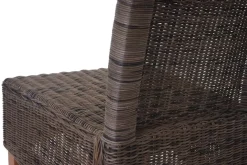 2er-Set Esszimmerstuhl Savona, Stuhl Küchenstuhl, Rattan