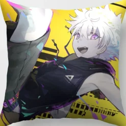 2er Set Hunter × Hunter Kissenbezüge Anime Dekokissen Kissenhülle für Sofa Home Deko