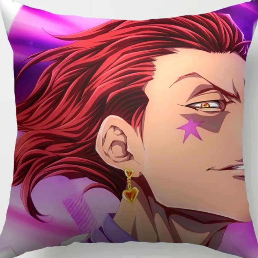 2er Set Hunter × Hunter Kissenbezüge Anime Dekokissen Kissenhülle für Sofa Home Deko