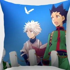 2er Set Hunter × Hunter Kissenbezüge Anime Dekokissen Kissenhülle für Sofa Home Deko