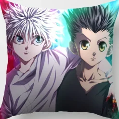 2er Set Hunter × Hunter Kissenbezüge Anime Dekokissen Kissenhülle für Sofa Home Deko