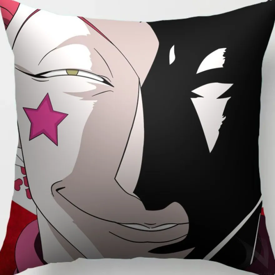 2er Set Hunter × Hunter Kissenbezüge Anime Dekokissen Kissenhülle für Sofa Home Deko