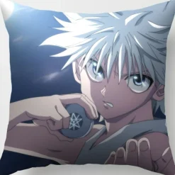 2er Set Hunter × Hunter Kissenbezüge Anime Dekokissen Kissenhülle für Sofa Home Deko