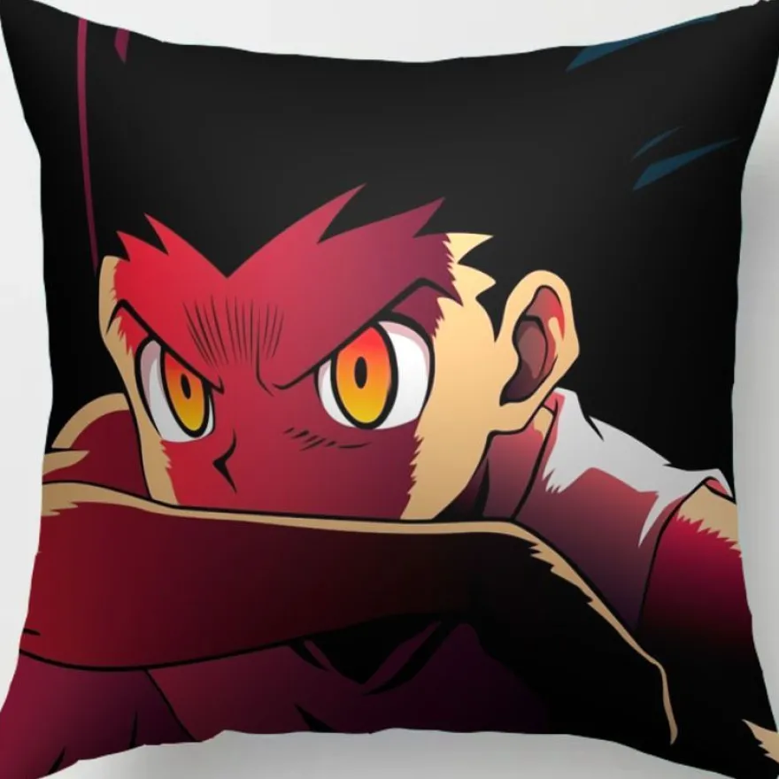 2er Set Hunter × Hunter Kissenbezüge Anime Dekokissen Kissenhülle für Sofa Home Deko