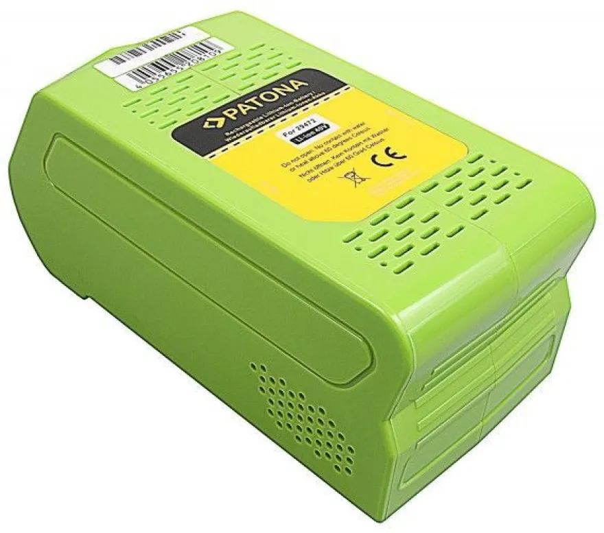 2er-Set PATONA Akku für Greenworks 40V 4.0Ah Ersatzakku