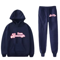 2er Set Trainingsanzug Barbie Freizeit Pullover Hose I am Kenough Hoodie Leggings