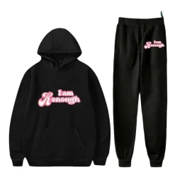 2er Set Trainingsanzug Barbie Freizeit Pullover Hose I am Kenough Hoodie Leggings