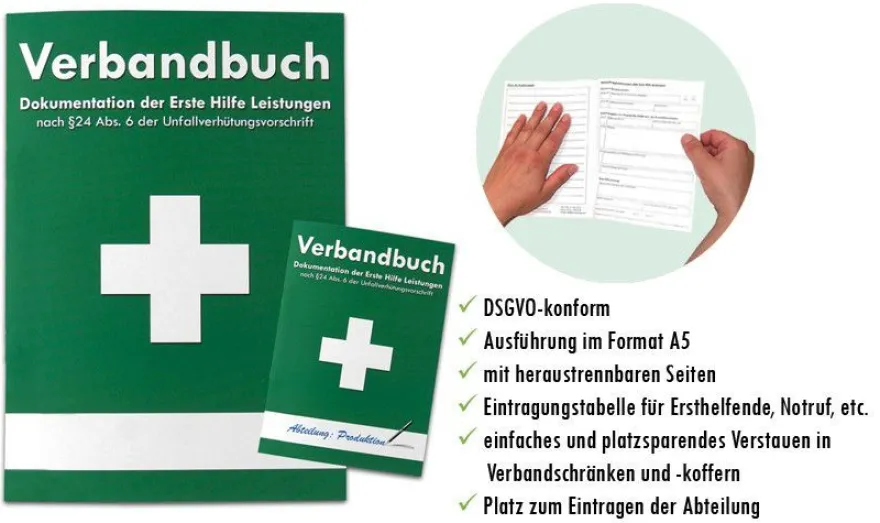 Erste-Hilfe-Koffer M2+ nach aktueller DIN/ EN 13169 für Betriebe ab 50 Mitarbeiter