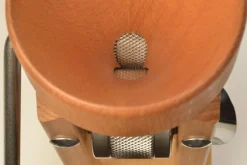 Eschenfelder Kornquetsche Tischmodell Holztrichter + Schraubzwinge + Kurbel + Bürste