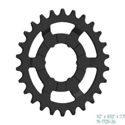 ESJOT Steckzahnkranz für Shimano Nexus Inter 5E 30 Zähne | Für Shimano Nexus Int