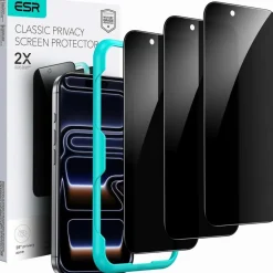 ESR Displayschutzfolie für iPhone 17 Pro (3 Stück) - Gehärtetes Glas mit