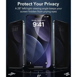 ESR Displayschutzfolie für iPhone 17 Pro (3 Stück) - Gehärtetes Glas mit