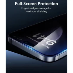 ESR Displayschutzfolie für iPhone 17 Pro (3 Stück) - Gehärtetes Glas mit
