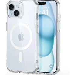 ESR iPhone 15 Plus Hülle, MagSafe kompatibel, Militärnorm Schutz, Kratzfeste