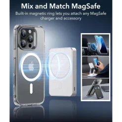 ESR MagSafe Hülle für iPhone 16 Pro Max, Militärnorm Schutz, Kratzfest, Mattiert